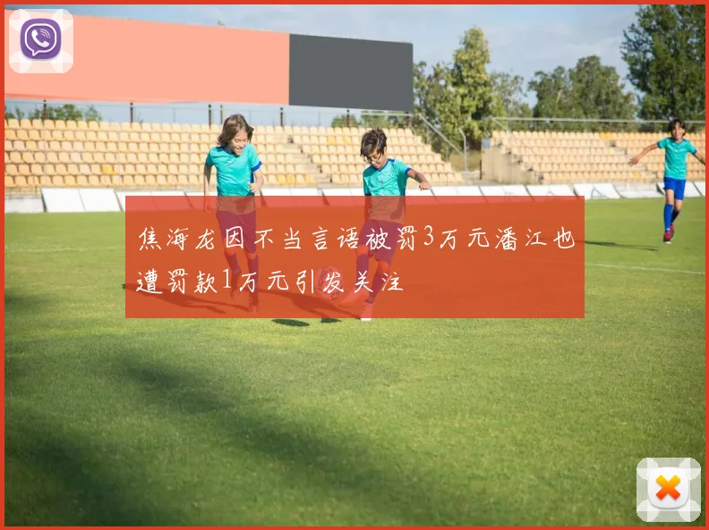 焦海龙因不当言语被罚3万元潘江也遭罚款1万元引发关注
